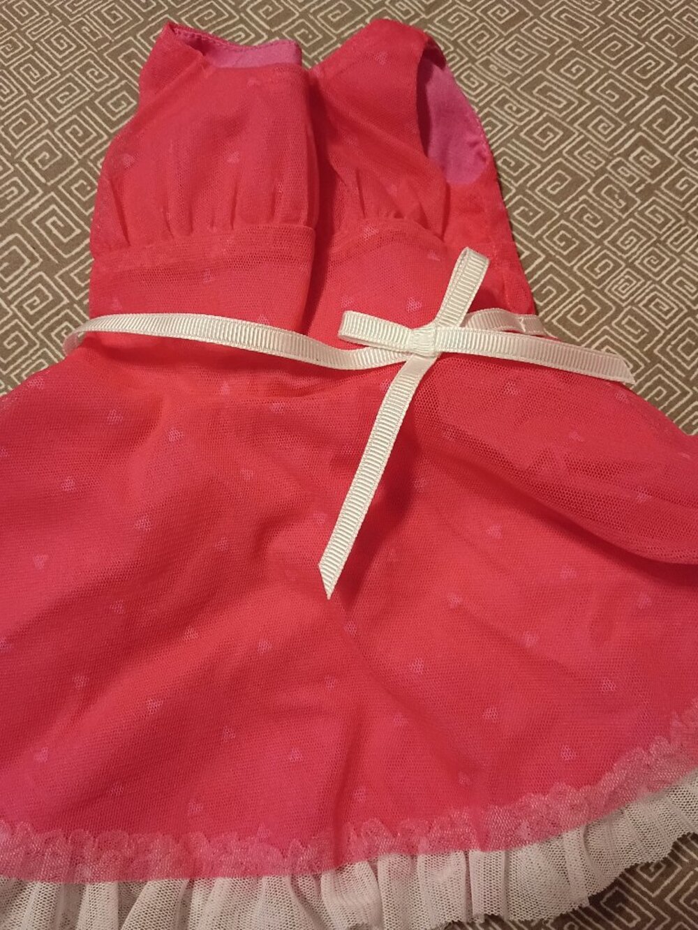 American Girl doll pink dress